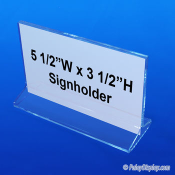 Top Load Sign Holder 5.5