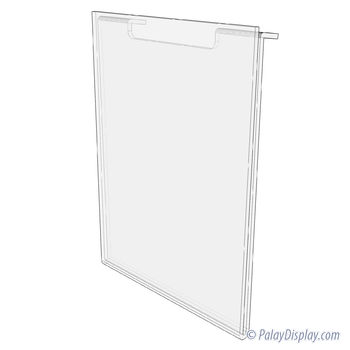 Universal Vertical Acrylic Sign Holder - 5 1/2