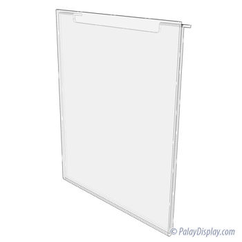 Universal Vertical Acrylic Sign Holder - 8 1/2