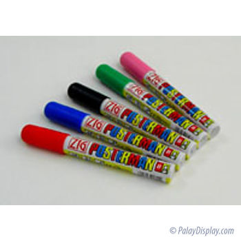 Write-On Flourescent Paint Markers For #3063W