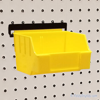 Yellow Storbox Standard Display Bin w/ Peg Adaptor
