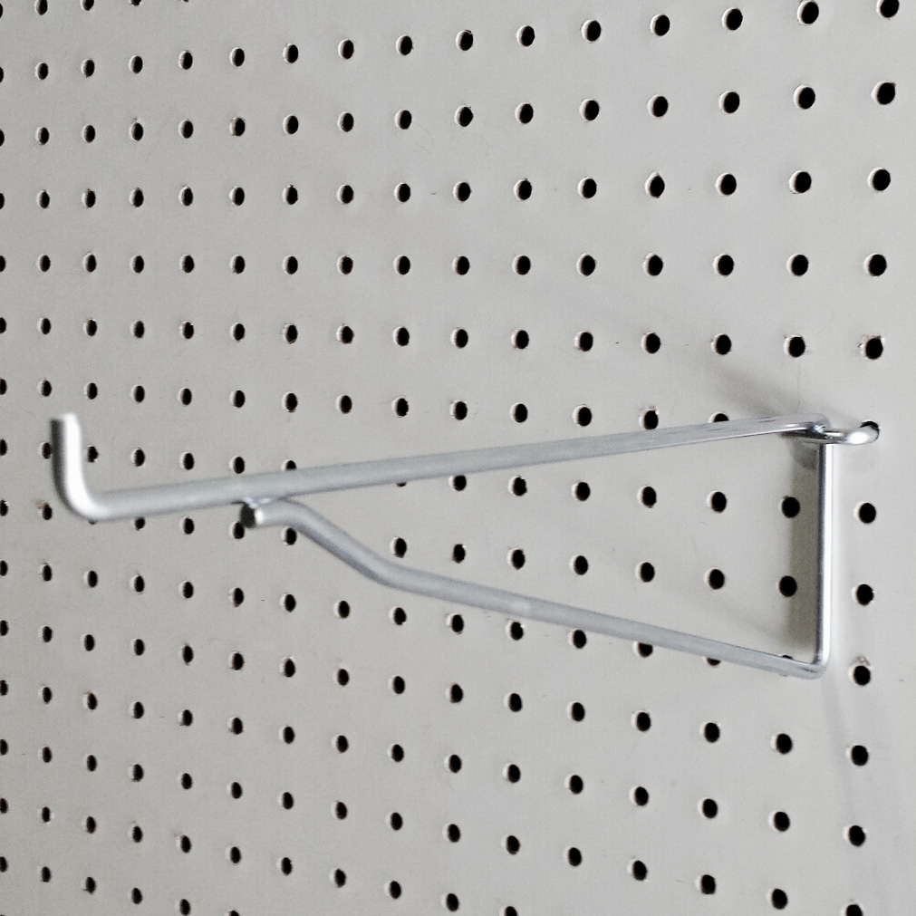 12 inch Wire Pegboard Shelf Bracket - Wire Pegboard Shelf Bracket