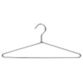 17" Polished Chrome Hangers for Suits and Tops