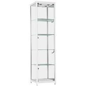 Cirrus Square Display Case - White