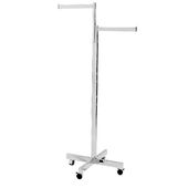 2 Way Rack - Rolling with 2 Straight Flag Arms 2 Way Rack - Rolling with 2 Straight Flag Arms