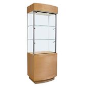 28" Theta Curved Wall Display Case