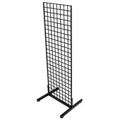 2x6 Black Gridwall Panel with HD Base