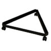 3 Sided Grid Base/Topper with Casters Black