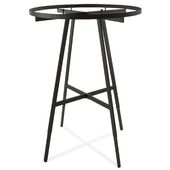 42" Round Rack Rectangular Frame - Matte Black