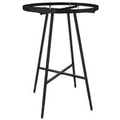 42" Round Rack Square Frame - Matte Black
