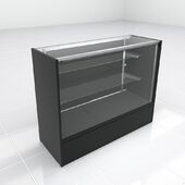 48"W Premium Full Vision Display Case - Black