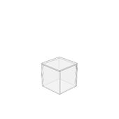 5 Sided Cube 4" Square 3/16" Thick