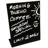 Slant Back Chalkboard Sign - 7"H