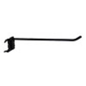 6" Linear Rack Metal Display Hook - Black