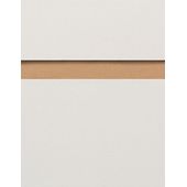 Light Grey Slatwall Panel - 6" OC