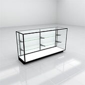 70"W Extra Vision Display Case - Black