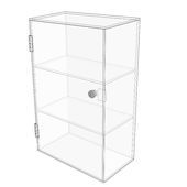 Acrylic Countertop Display Case - Tower 2 Shelf