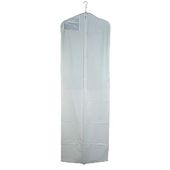 Wedding Dress Garment Bag with Gusset and Document Pocket - 72" White