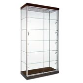 Beta Rectangular Wall Display Case with Laminate Top