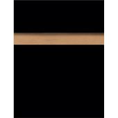 Black Slatwall Panel - 6" OC