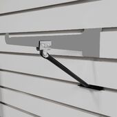 Black Slatwall Shelf Support - Standard