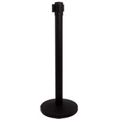 Black Stanchion with Black Belt
