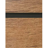 Breckenridge Oak Slatwall Panel with Black Inserts