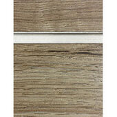 Aspen Oak Slatwall Panel with Aluminum Inserts - 6" OC