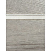 Campfire Ash Slatwall Panel with Aluminum Inserts - 6" OC