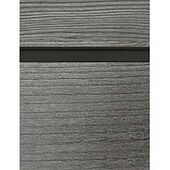 Black Ridge Pine Slatwall Panel with Black Inserts