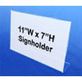 Slant Back Sign Holder 11"W x 7"H