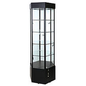 Cirrus Hexagonal Display Case with Storage