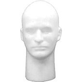 Classic Male Head White with Hole