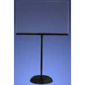 Countertop Sign Holder - Matte Black Complete
