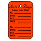 Custom Tag 1 1/4" x 1 7/8" Unstrung