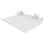 Deluxe Series Slatwall Shelf 12" x 8"
