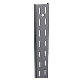 8' Wall Standard Double Slot - Chrome
