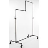 Double Tier Pipe Clothing Rack