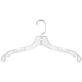 Dress - Shirt Hangers 17" Clear Heavyweight