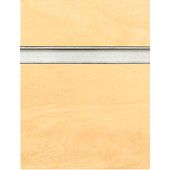 Birch Slatwall Panel with Aluminum Inserts