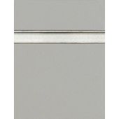 Gray Slatwall Panel with Aluminum Inserts
