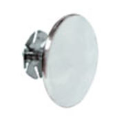 Chrome End Cap Screw In 1 1/4"