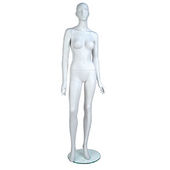 Eve Mannequin Arms by Sides Cameo White