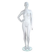 Eve Mannequin Right Hand on Hip Cameo White