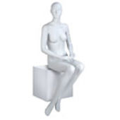 Eve Seated Mannequin Cameo White