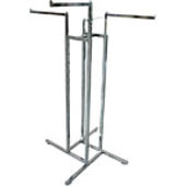 Four Way Rack with 4 Straight Square Arm