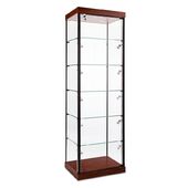 Gamma Rectangular Display Case with Laminate Top