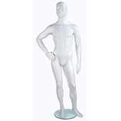 Gene Mannequin Right Hand on Hip Cameo White