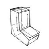 Gravity Feed Bulk Dispenser - 12"H