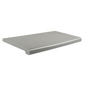 Grey Bullnose Shelving - 48"W